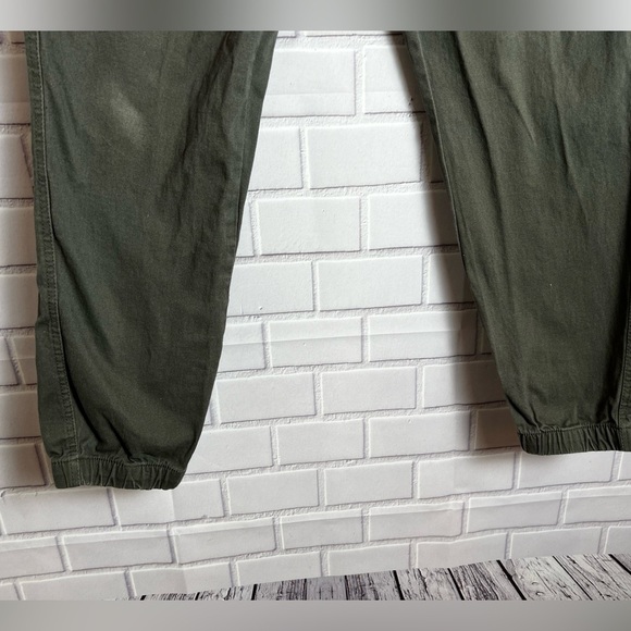 H&M big boys green Cotton twill joggers/size 16 - Picture 5 of 9